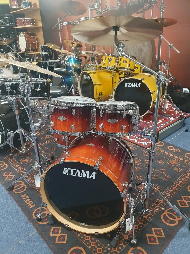 Tama Starclassic Performer: dark cherry burst. 4pcs shellset, Muziek en Instrumenten, Drumstellen en Slagwerk, Ophalen of Verzenden