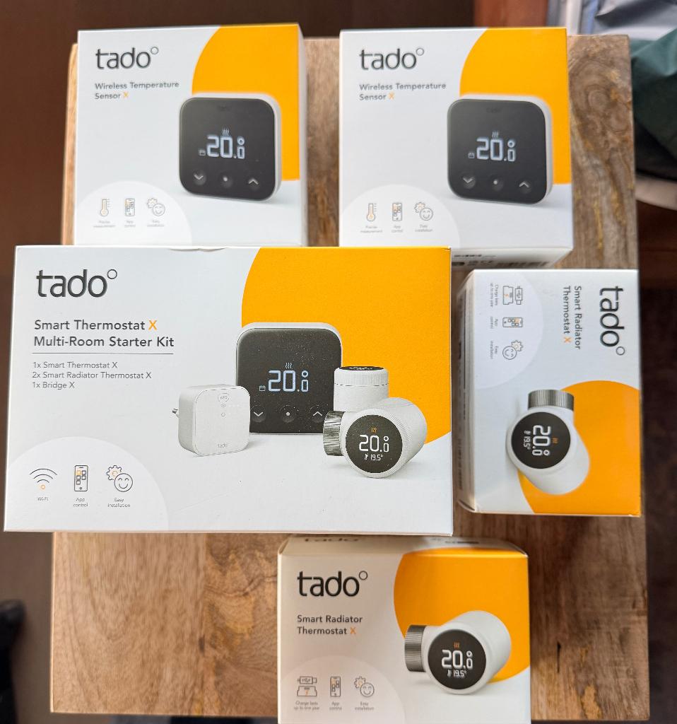 Tado X compleet pakket (NIEUW), Ophalen of Verzenden, Slimme thermostaat, Nieuw