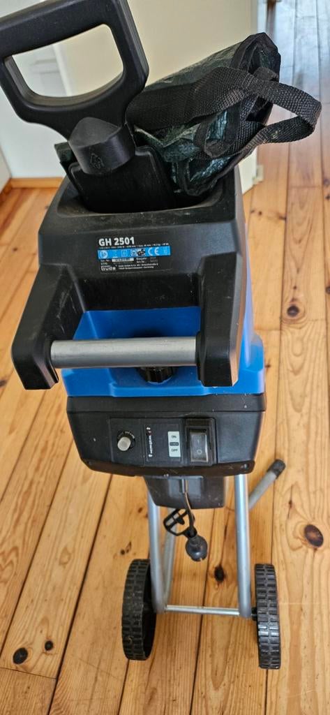 Güde GH 2501 Hakselaar met opvangzak, Tuin en Terras, Hakselaars, Ophalen, Güde, Zo goed als nieuw, Met opvangzak