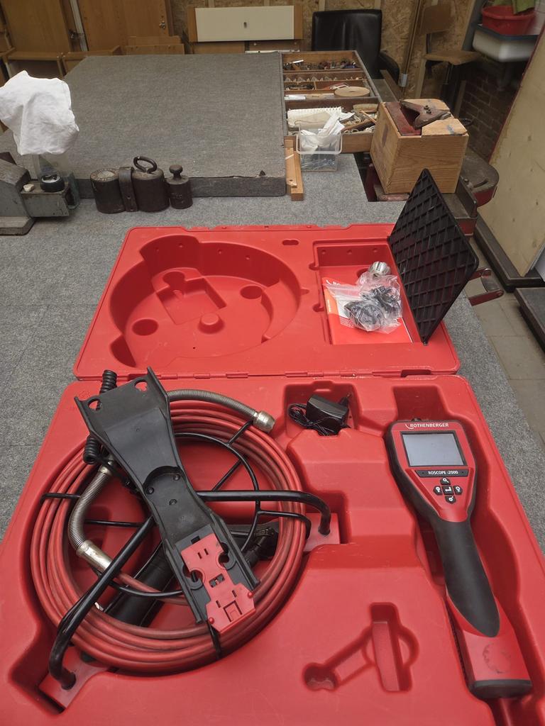 Rothenberger ROSCOPE 2000 Riool Camera Inspectie, Ophalen, Gebruikt