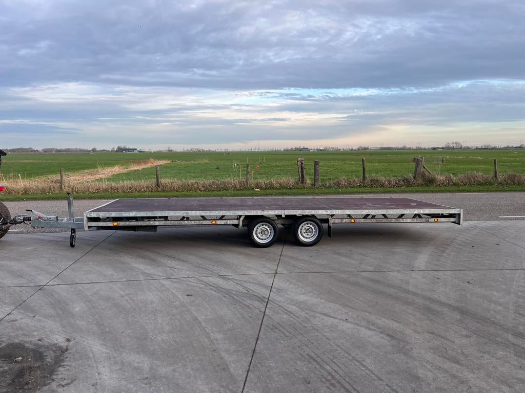 Hulco medax 2 600x200 oprijplaten tandemasser plateau, Ophalen, Gebruikt