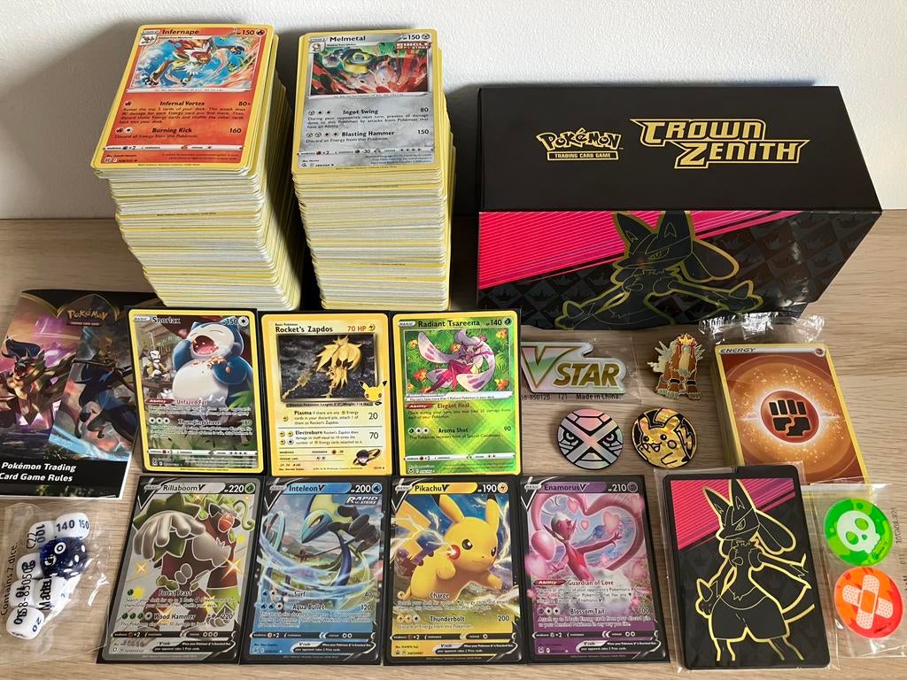 Set van 970 verschillende originele Pokemon kaarten, Ophalen of Verzenden, Zo goed als nieuw, Meerdere kaarten, Foil