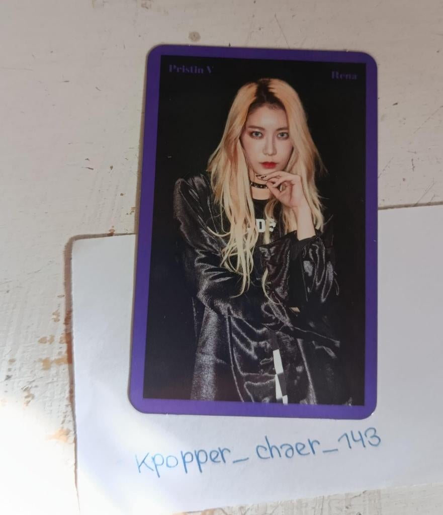 Pristin V Rena photocard, Ophalen of Verzenden, Zo goed als nieuw, Foto of Kaart