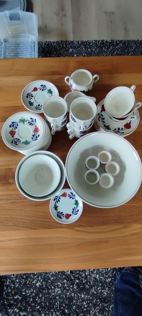 Boerenbont servies, Ophalen, Overige typen, Zo goed als nieuw, Aardewerk