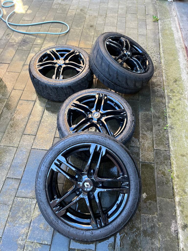 Velgen clio 3 rs toyo 888, Ophalen, Velg(en), 17 inch, Personenwagen
