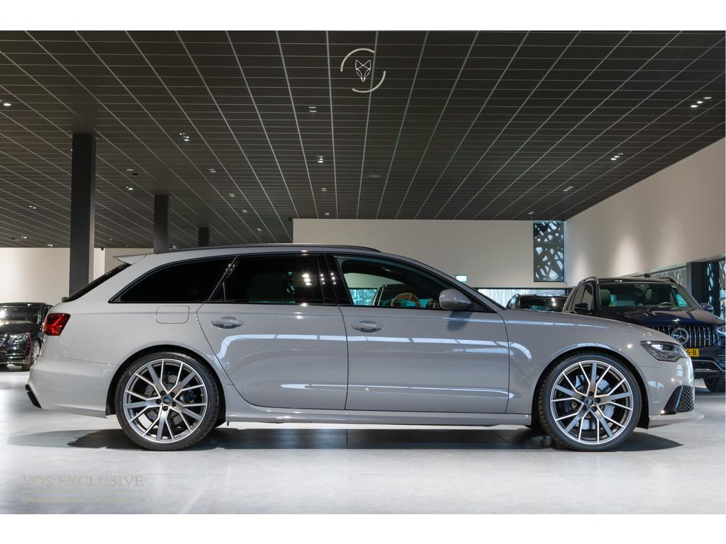 Audi RS6 Avant 4.0 TFSI Quattro Performance Carbon|Nardo|Mem, Auto's, Gebruikt, 10 km/l, 3993 cc, Leder en Alcantara