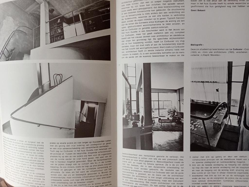 Katern jaren 70 Le Corbusier Huis Guiette Antwerpen, Boeken, Ophalen of Verzenden, Gelezen