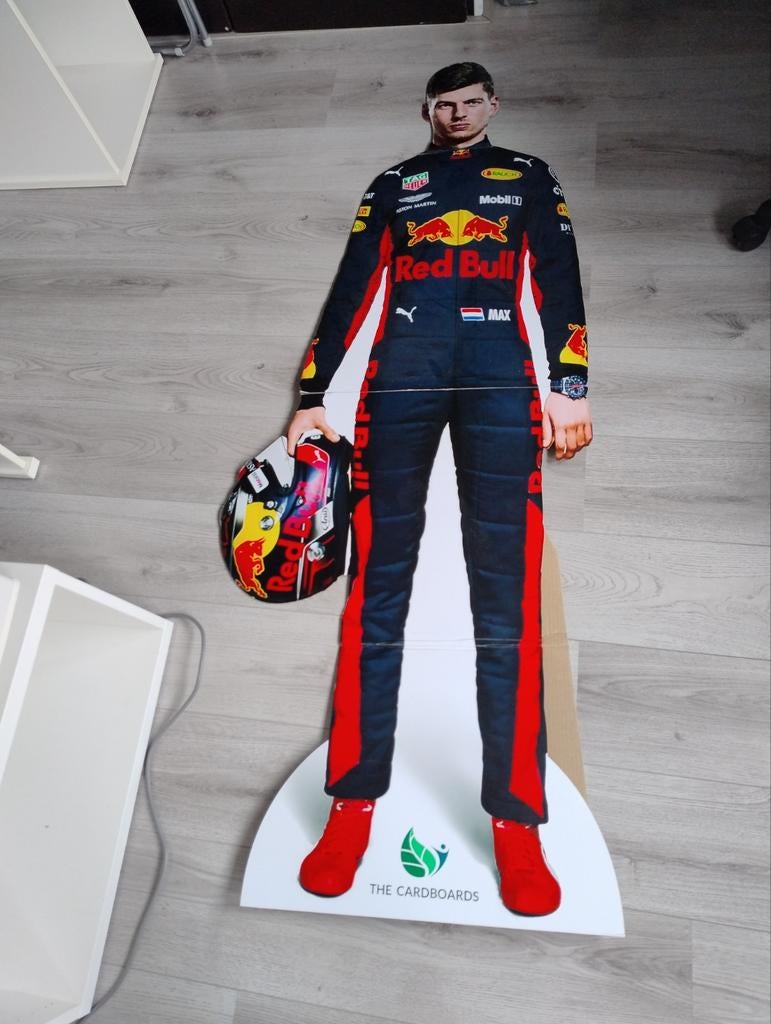 Max Verstappen kartonnen pop, Verzamelen, Automerken, Motoren en Formule 1, Ophalen of Verzenden, Zo goed als nieuw, Formule 1