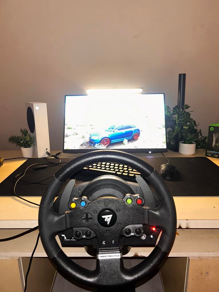 Thrustmaster TMX Force Feedback racestuur - Ergonomisch, Gebruikt, 1 speler, Racen en Vliegen, Ophalen of Verzenden