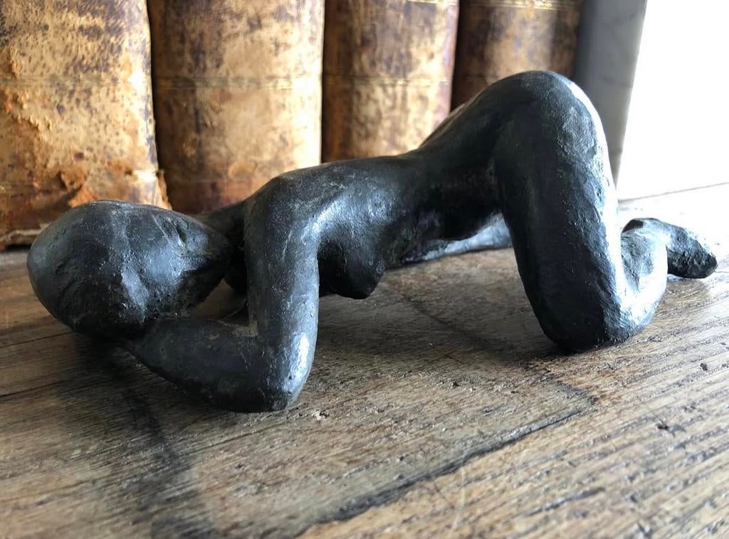 BRONS BEELDJE JOS VAN DORMOLEN, Ophalen of Verzenden