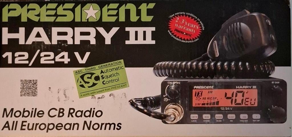 President HARRY III, Ophalen, Zo goed als nieuw, Zender en Ontvanger