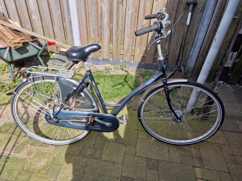 Nog goed te gebruiken als stationfiets, Fietsen en Brommers, Fietsen | Dames | Damesfietsen, 50 tot 53 cm, Ophalen of Verzenden