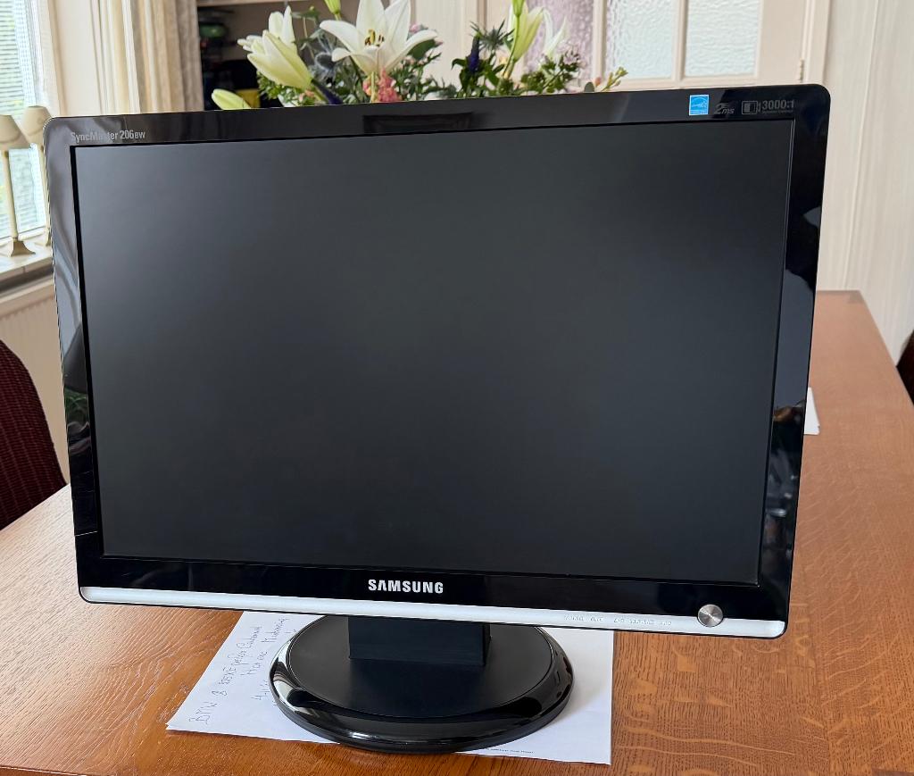 Samsung monitor 20 inch, Draaibaar, Gebruikt, Overige resoluties, TN