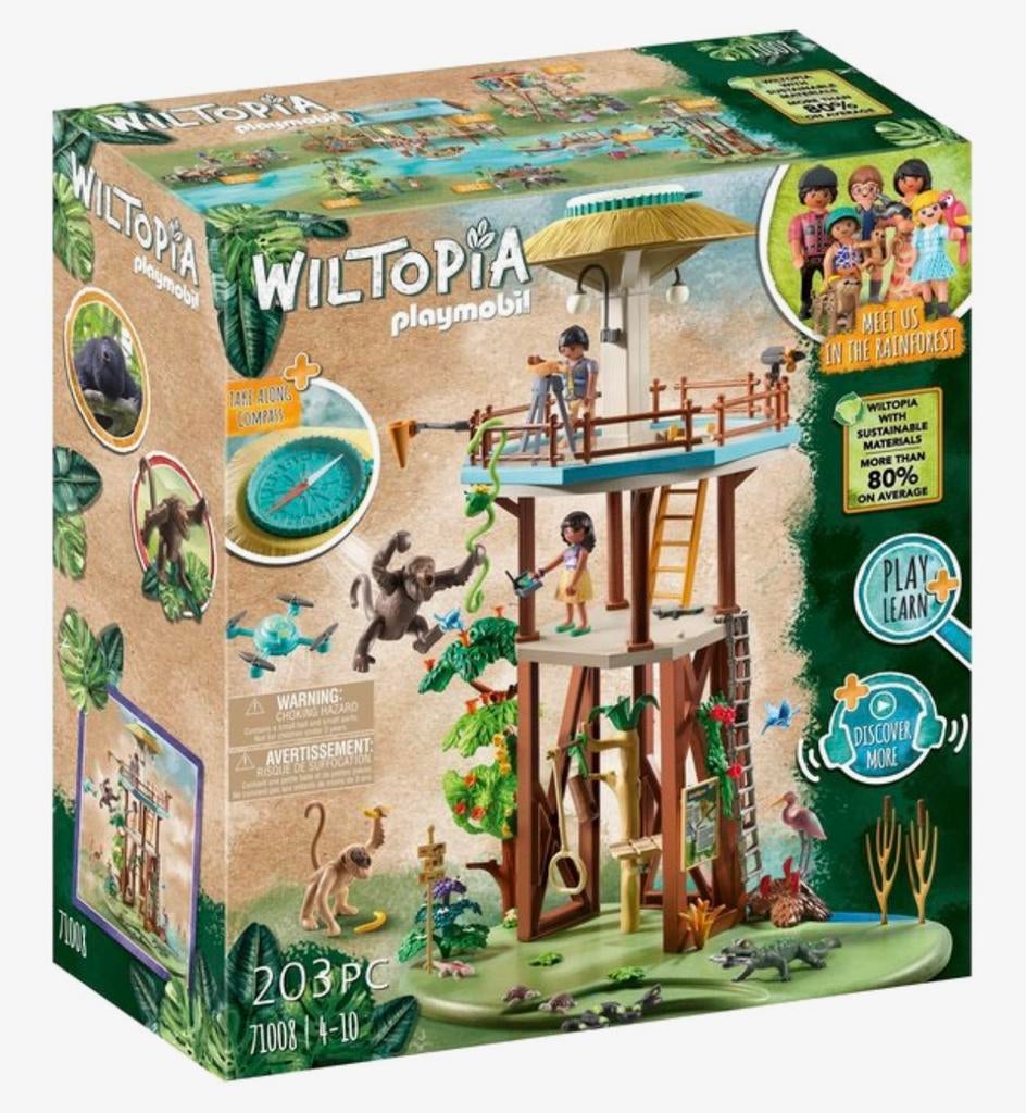 Playmobil Wiltopia Onderzoeksstation met kompas, Kinderen en Baby's, Speelgoed | Playmobil, Ophalen, Nieuw