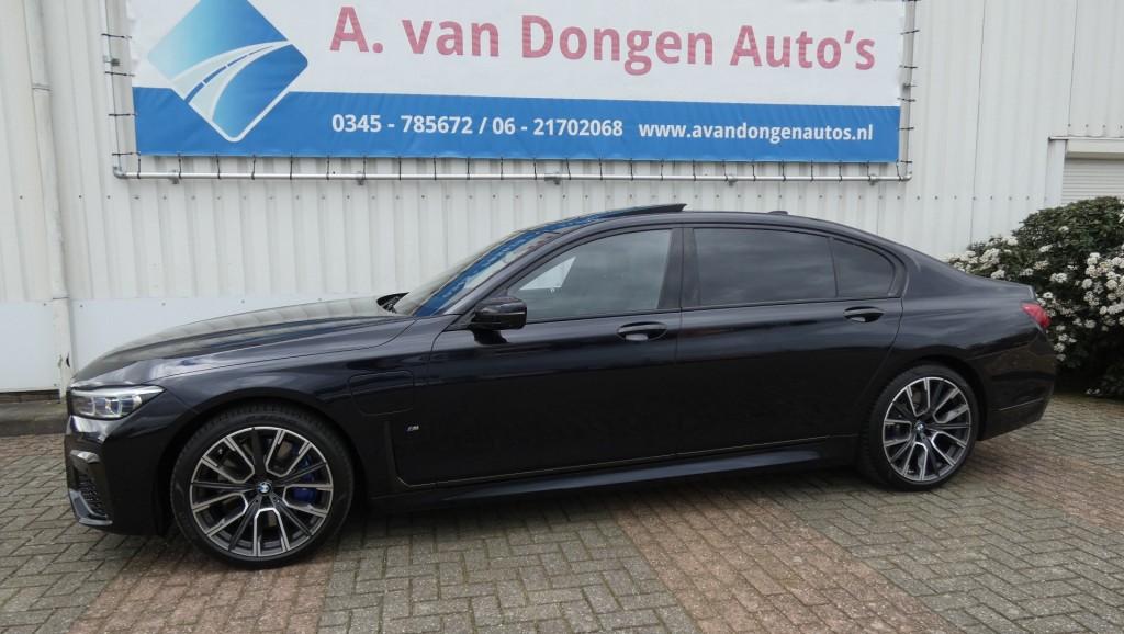 Bmw 7-SERIE 745LE XDrive AUT M-Sport,4WBest,Pano,360,H&K,4xM, Gebruikt, USB, Zwart, Bedrijf