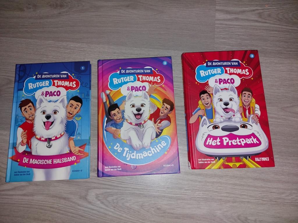 Boeken Rutger, Thomas & Paco - nieuwstaat, Boeken, Ophalen of Verzenden, Zo goed als nieuw