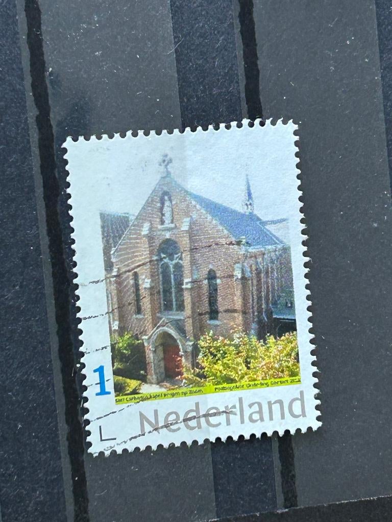 Persoonlijke zegel. Bergen op Zoom. Catarina kerk, Postzegels en Munten, Postzegels | Nederland, Ophalen of Verzenden, Na 1940