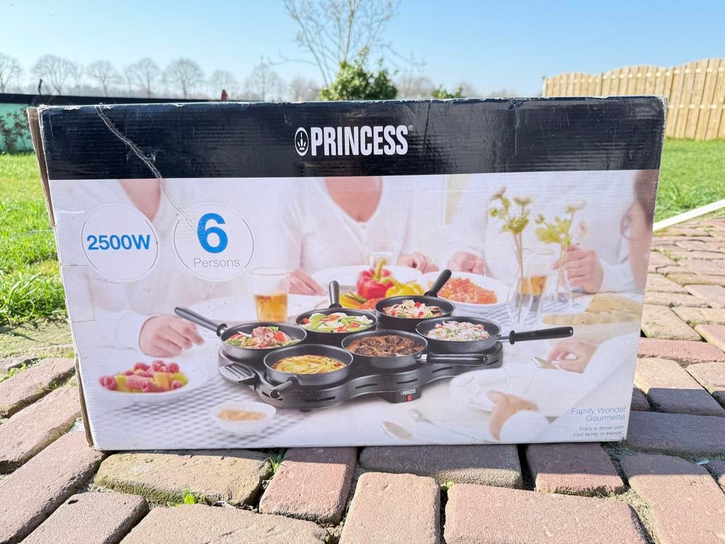 Princess Family Wonder Gourmette - 6 Personen, Ophalen, Zo goed als nieuw, 4 t/m 7 personen
