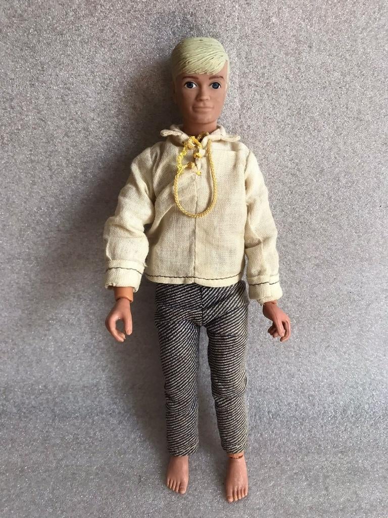 Vintage Pop Dan Danny Reid Loose Lone Ranger 20,5 cm 1975, Ophalen of Verzenden, Gebruikt, Pop