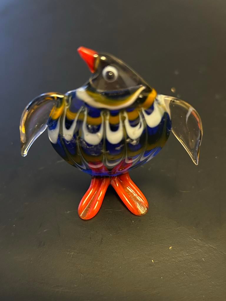 Fitz en Floyd glazen pinquin handgemaakt, kleurrijk, Antiek en Kunst, Ophalen of Verzenden