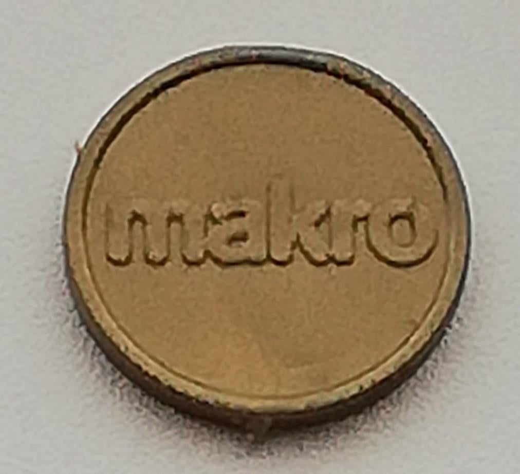 Winkelwagenmuntje Groothandel Makro, Ophalen of Verzenden