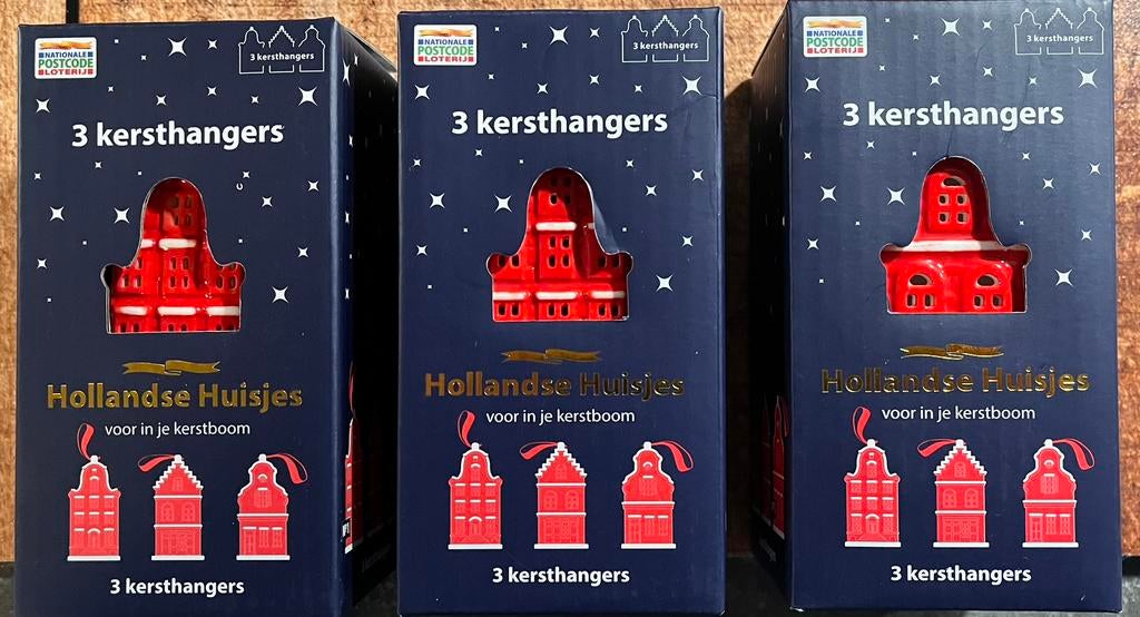 Drie kersthangers van de Postcode loterij, Ophalen of Verzenden, Nieuw