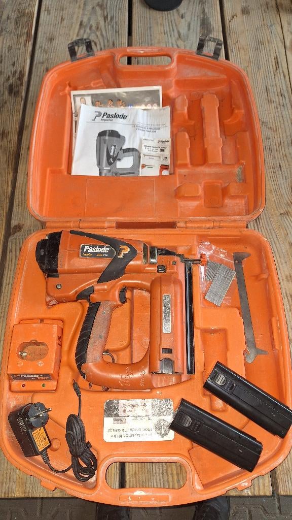 Spit Paslode IM65 F16 Accu afwerktacker tacker schiethamer, ., Ophalen of Verzenden, Zo goed als nieuw, .