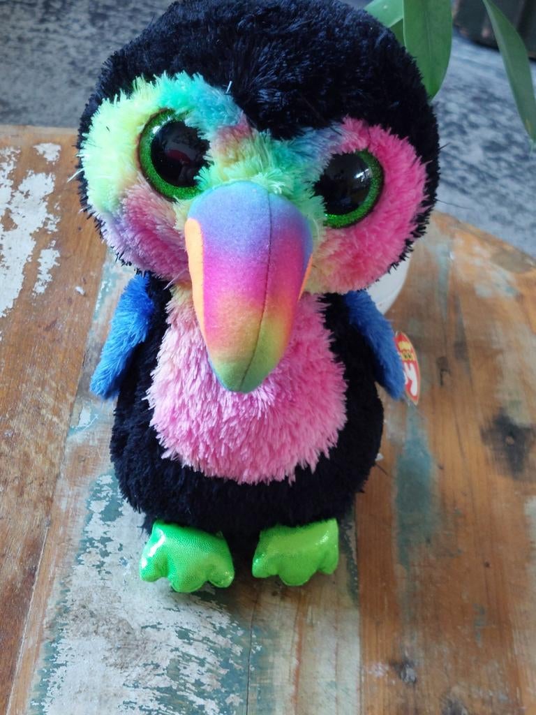 Ty Beanie Boos knuffel toekan, Kinderen en Baby's, Speelgoed | Knuffels en Pluche, Ophalen of Verzenden
