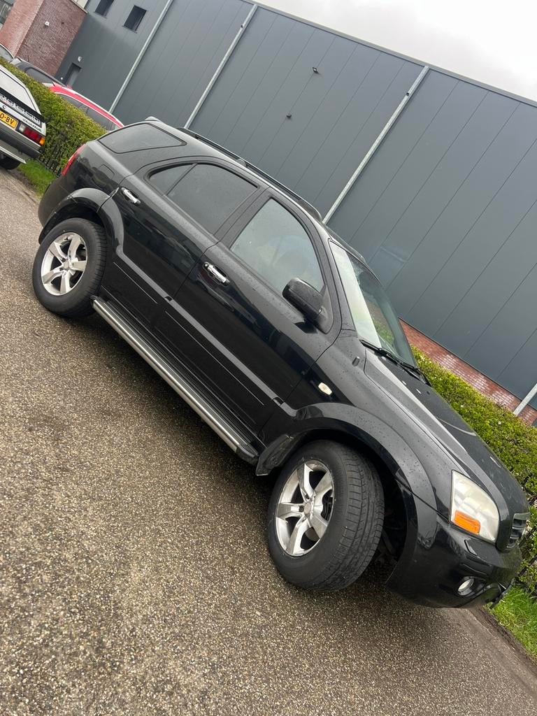 Kia Sorento 3.3 V6 AUT 2008 Zwart nieuwe APK 3500KG leder, Automaat, Zwart, 1886 kg, Zwart
