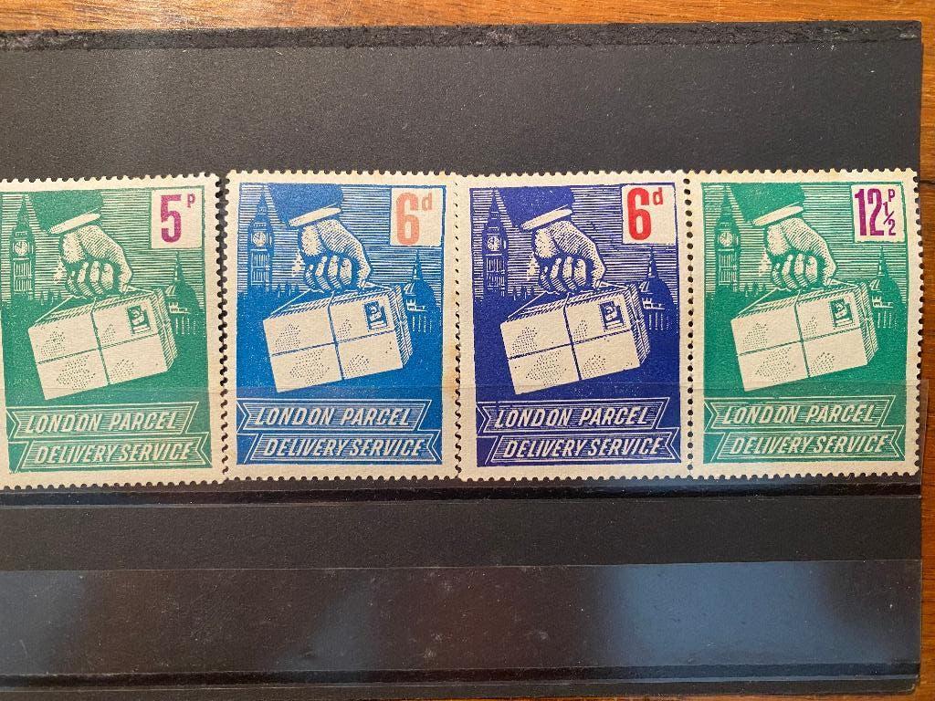 ENGELAND zeldzame stadspost en vignetten kavel postfris, Verzenden, Buitenland