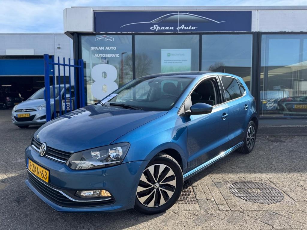 Volkswagen Polo 1.4 TDI BlueMotion l Climate control | Cruis, Stof, Gebruikt, 580 kg, Blauw
