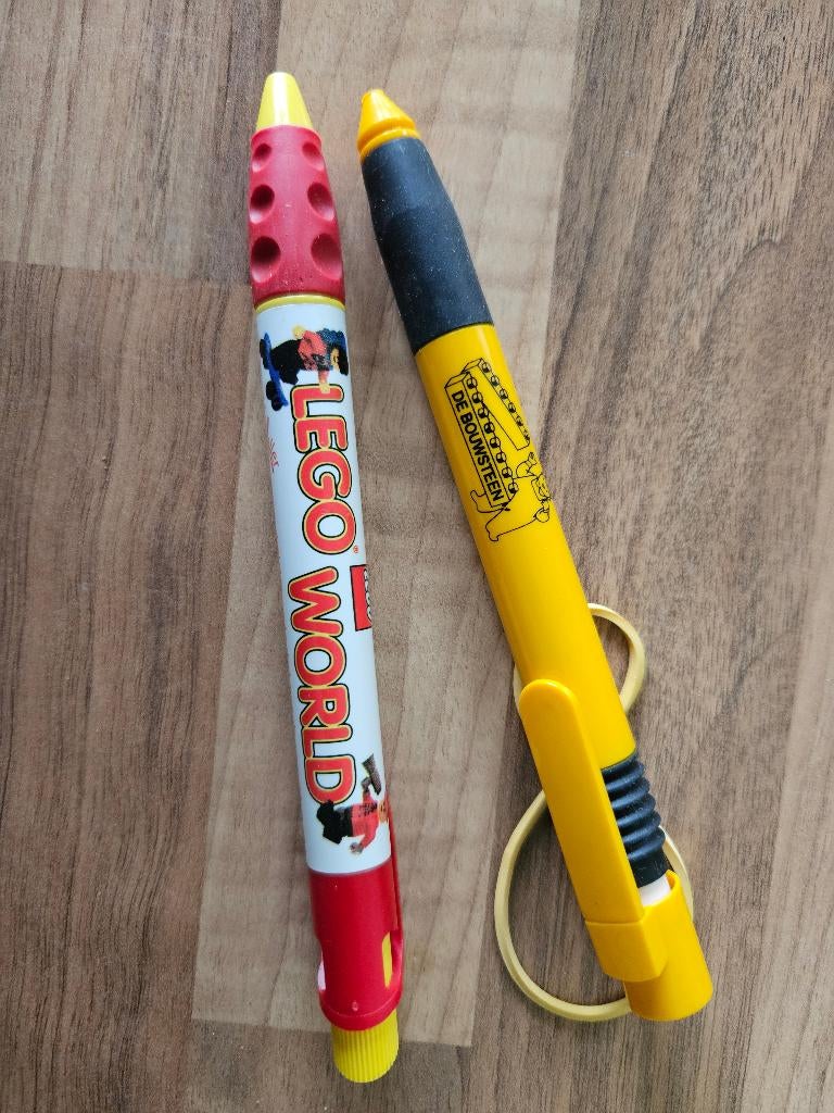 2x pen met LEGO reclame Legoworld en Bouwsteen, Verzamelen, Overige merken, Balpen, Ophalen of Verzenden, Zo goed als nieuw