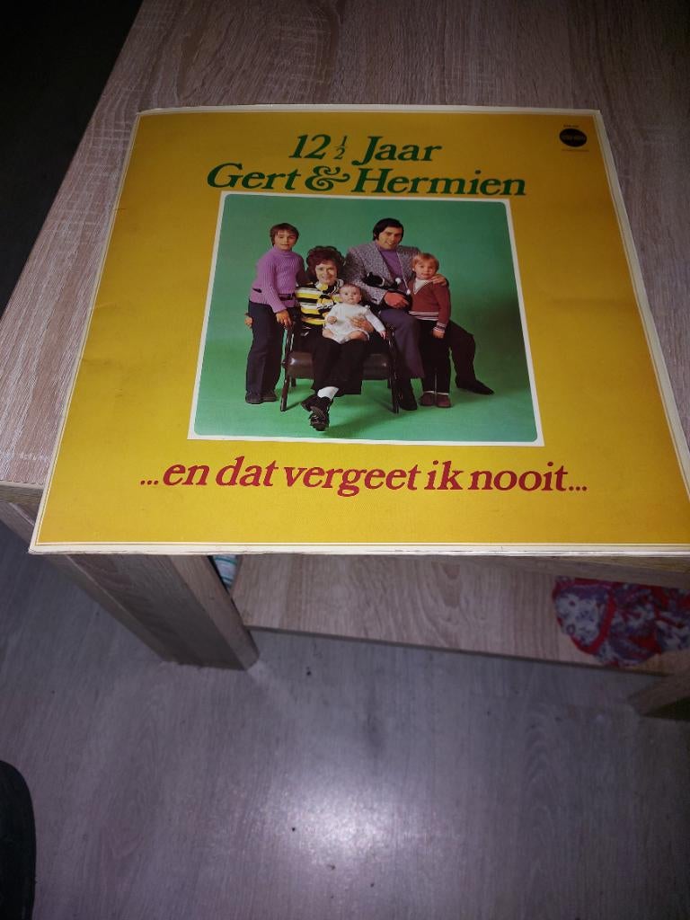 LP Hoes Van Gert En Hermien Met Poster En Handtekeningen, Ophalen of Verzenden, Gebruikt, 12 inch, Levenslied of Smartlap