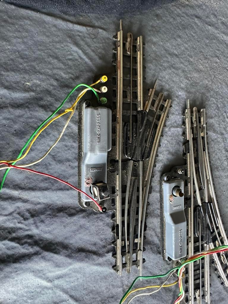 Marklin elektronische wissels en knoppem en seinpaal, Ophalen, Wisselstroom, Rails, Märklin