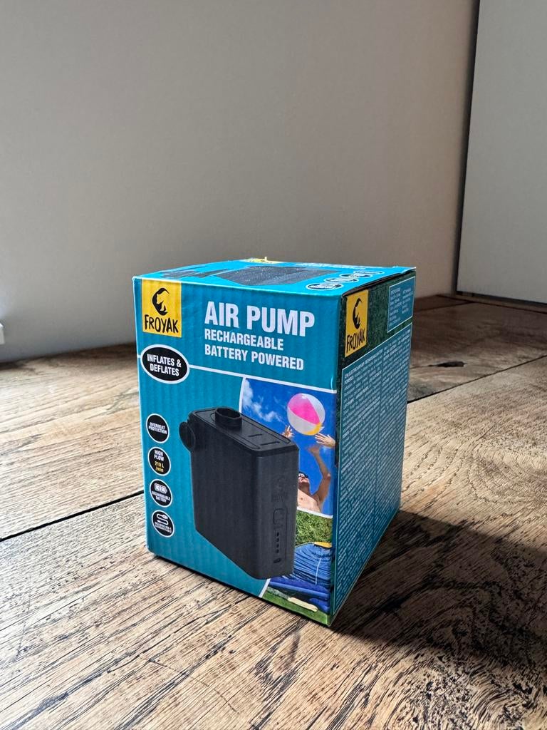 Froyak Oplaadbare Luchtpomp - Nieuw in doos, Ophalen of Verzenden, Nieuw, Elektrisch