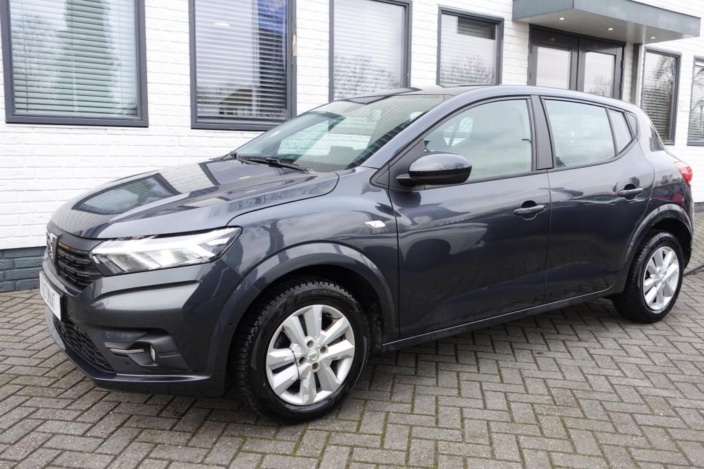 Dacia SANDERO 1.0 TCE 90 Expression Automaat Clima, Auto's, Dacia, Gebruikt, Electronic Stability Program (ESP), Bedrijf, 91 pk