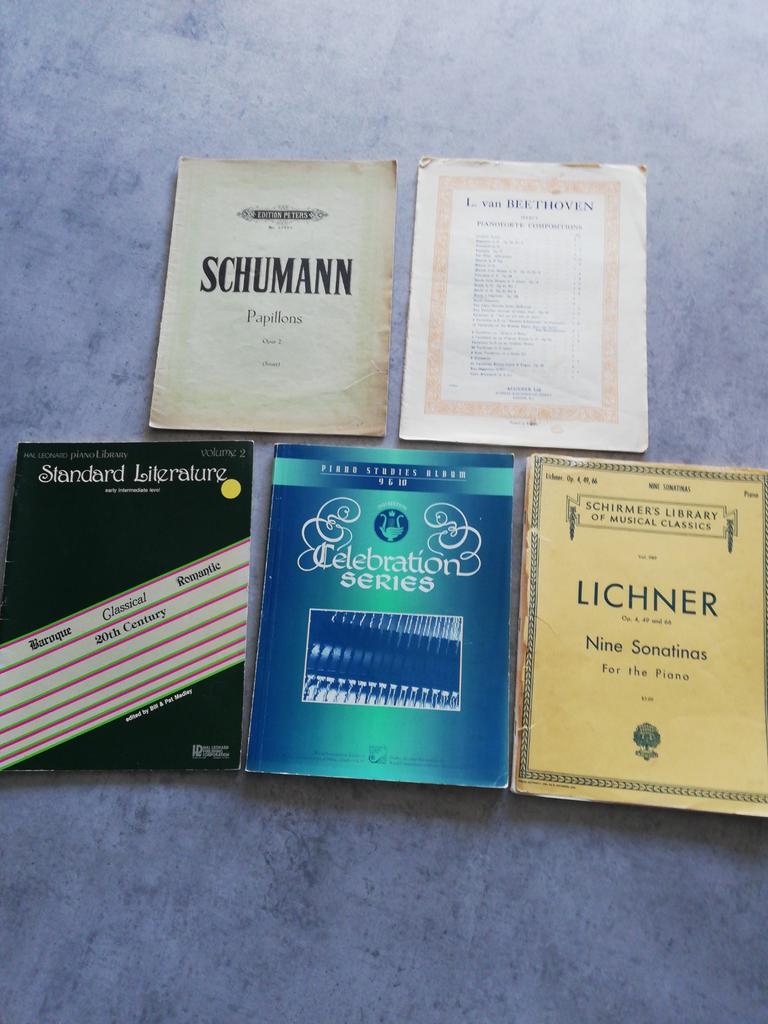 5 pianoboeken om het pianospelen weer op te pakken, Muziek en Instrumenten, Bladmuziek, Gebruikt, Klassiek, Ophalen of Verzenden