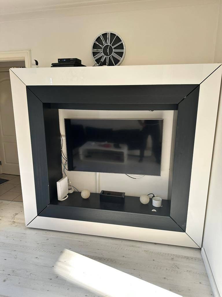 Tv kast, Ophalen of Verzenden, Zo goed als nieuw, Vrijstaande haard, Elektrische haard