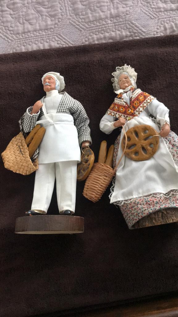 Santons klederdracht poppen frankrijk Provence Sylvette Amy, Verzamelen, Poppen, Ophalen of Verzenden, Zo goed als nieuw, Pop