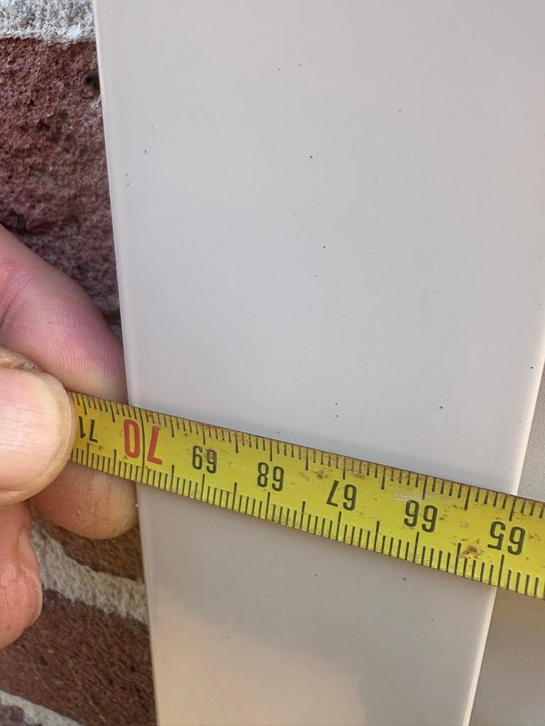 Rolluik beige, Ophalen, Gebruikt, Minder dan 100 cm, Crème of Beige