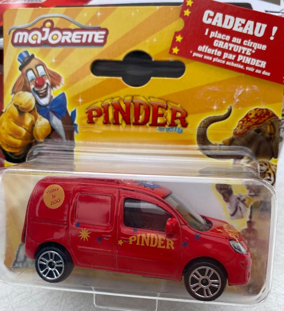 Majorette Renault Kangoo Pinder Circus, Ophalen of Verzenden, Nieuw, Auto
