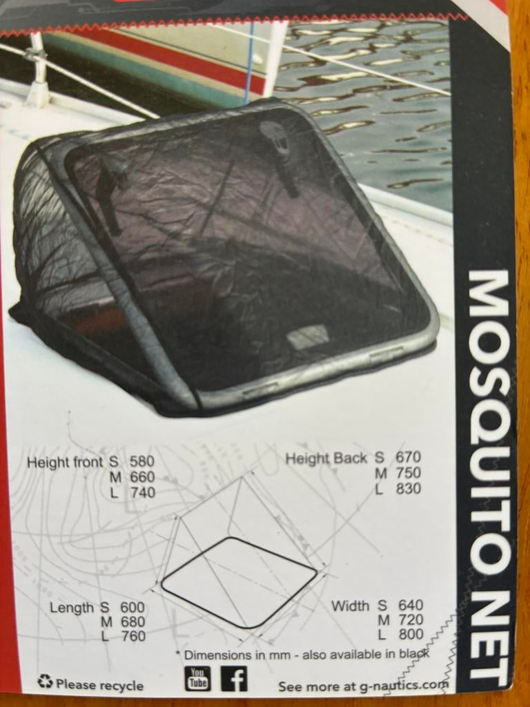 Muggen hor vluchtluik 62 bij 62 (M), Ophalen of Verzenden, Zo goed als nieuw, Overige typen, Minder dan 200 cm