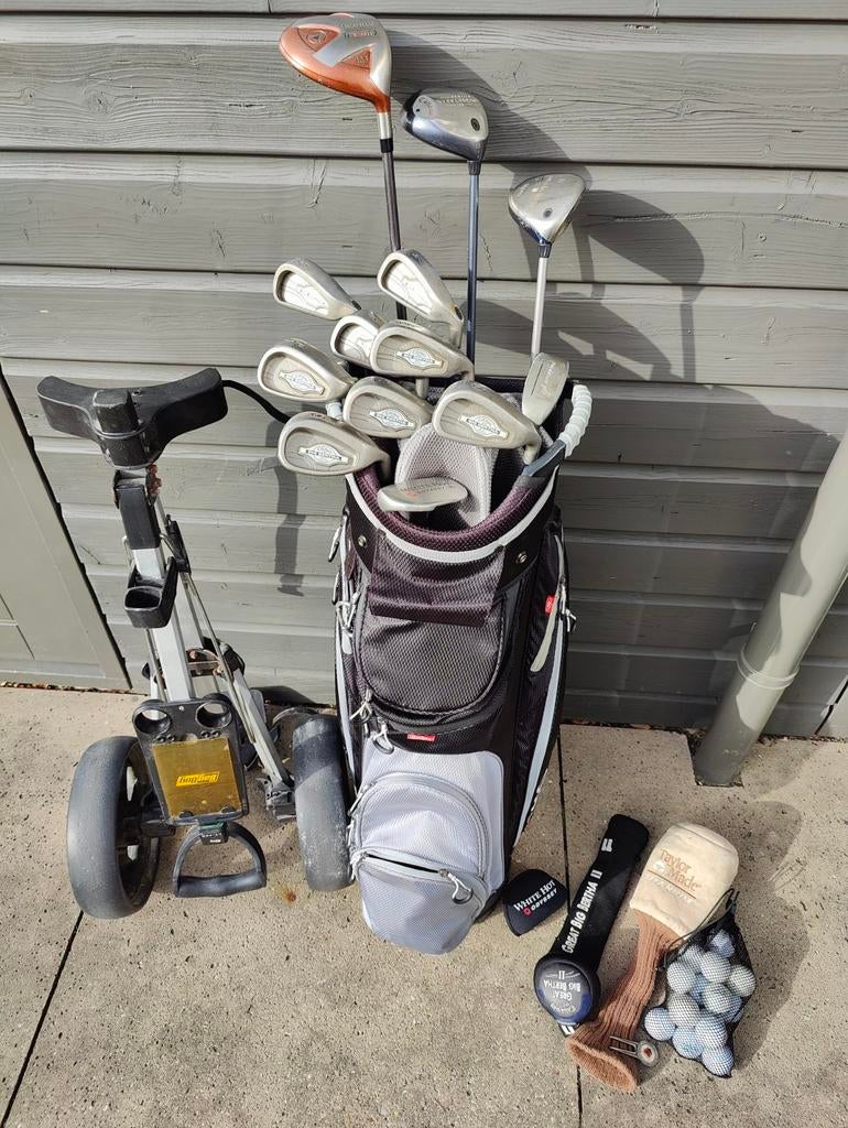 Callaway golf set dames in luxe tas met bagboy trolley
In de, Ophalen of Verzenden, Zo goed als nieuw, Set, Callaway