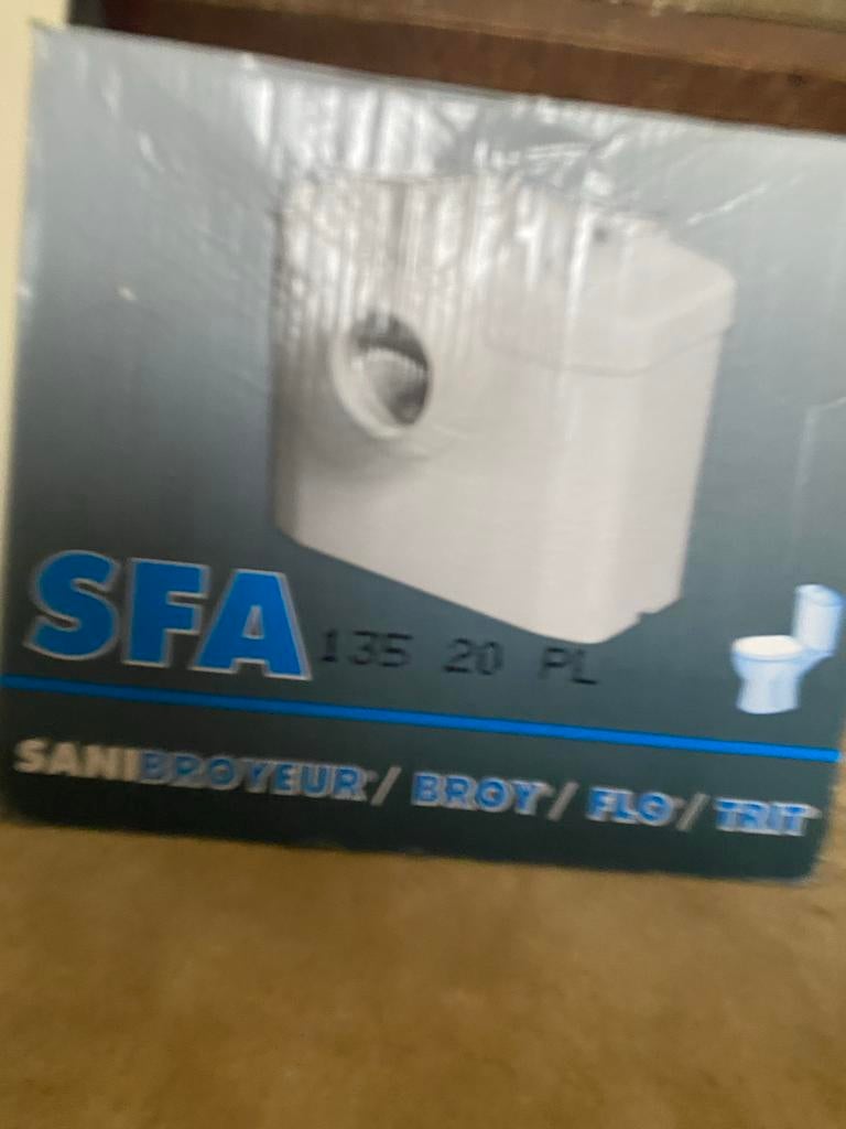 SFA Sanibroyeur Toilet Vermaler - Nieuw in doos, Ophalen, Nieuw, Toilet