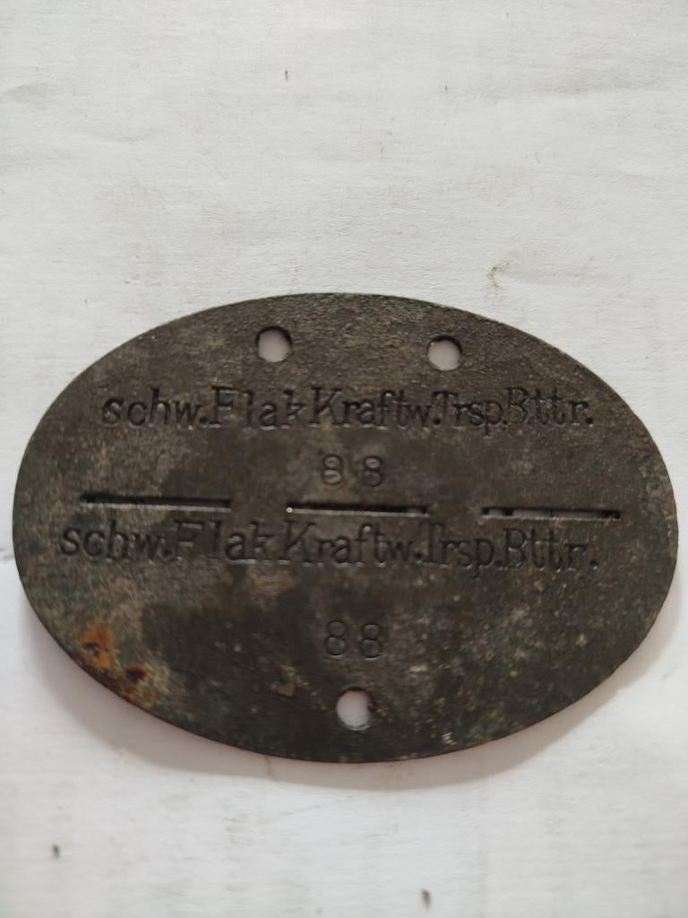 Flak transportErkennungsmarke, Verzamelen, Ophalen of Verzenden, Amerika, Embleem of Badge