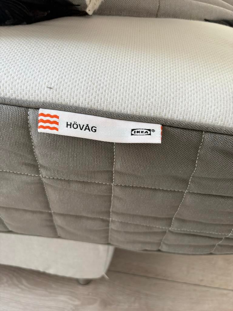 IKEA Boxspring 160x200 cm met Hövåg matras, Ophalen, Gebruikt, Tweepersoons, 200 cm