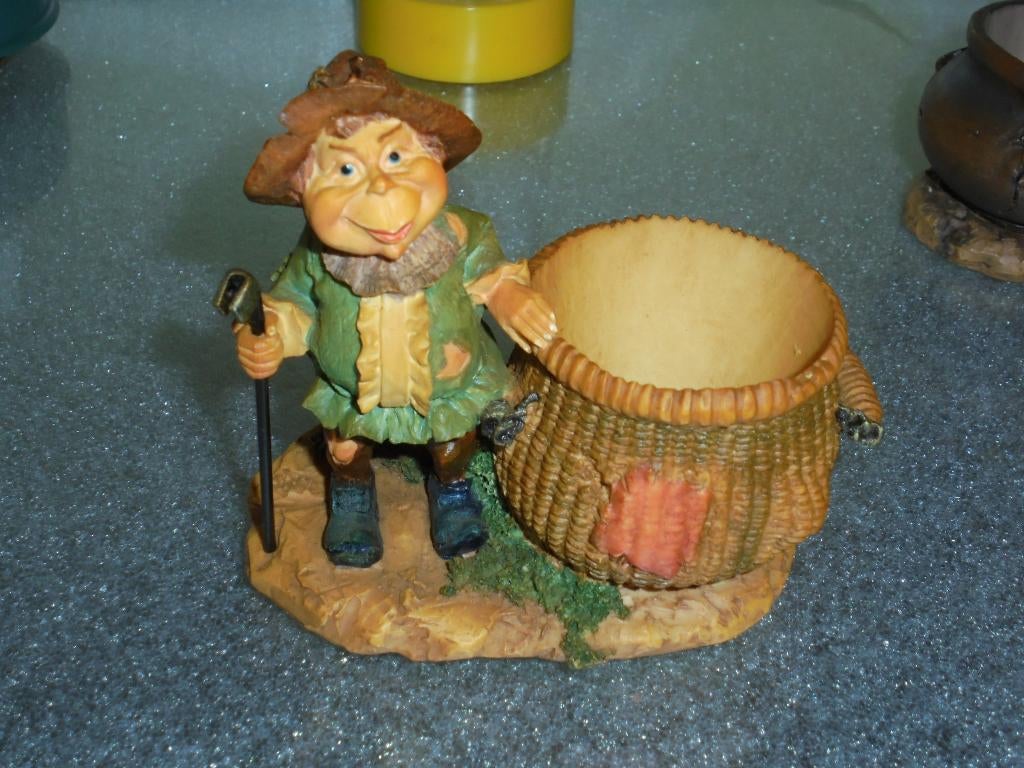 laaf lotus plantentuintje / cactuspotje, Verzamelen, Beelden en Beeldjes, Ophalen of Verzenden, Gebruikt, Laaf