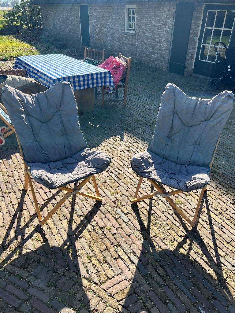 Campingstoel human comfort yzeron, Ophalen, Zo goed als nieuw, Campingstoel