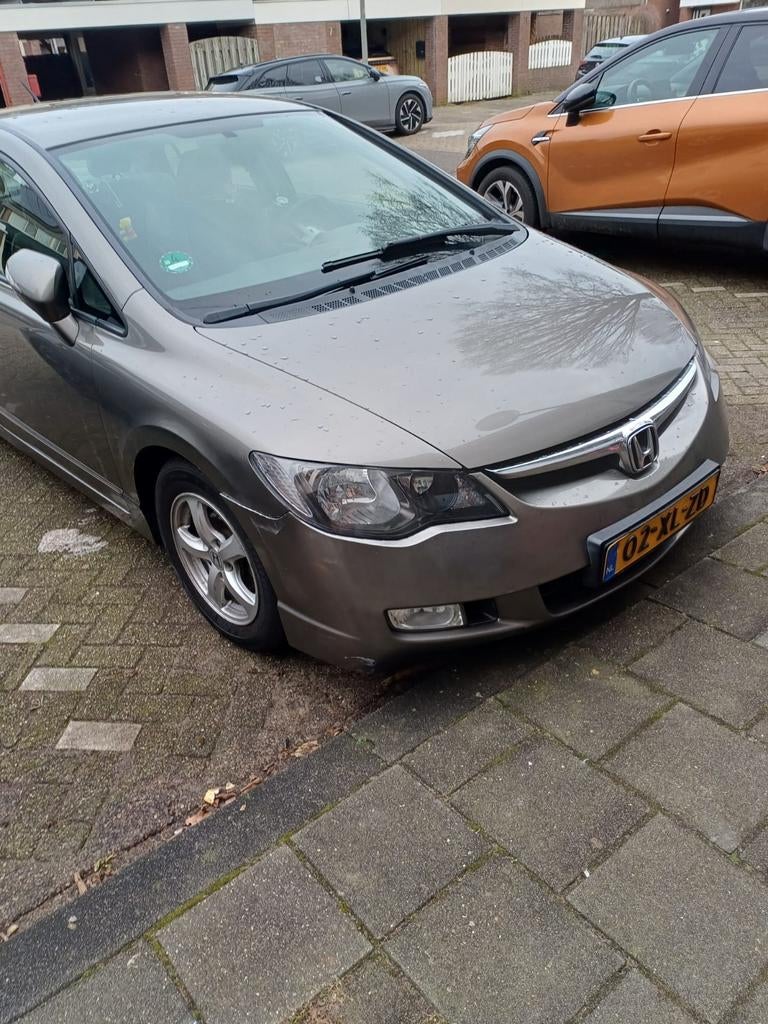 Honda Civic  Nieuwe  APK1.3 Vtec Hybrid 4DR C-tr. 2007 Grijs, Auto's, Origineel Nederlands, 22 km/l, Sedan, 1339 cc