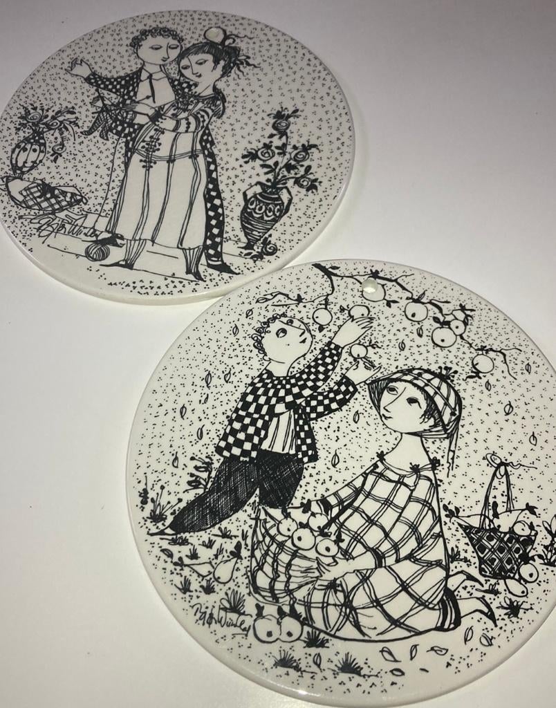 Juli Oktober November 3x Maandbord Bjorn Wiinblad Prijs STUK, Verzenden